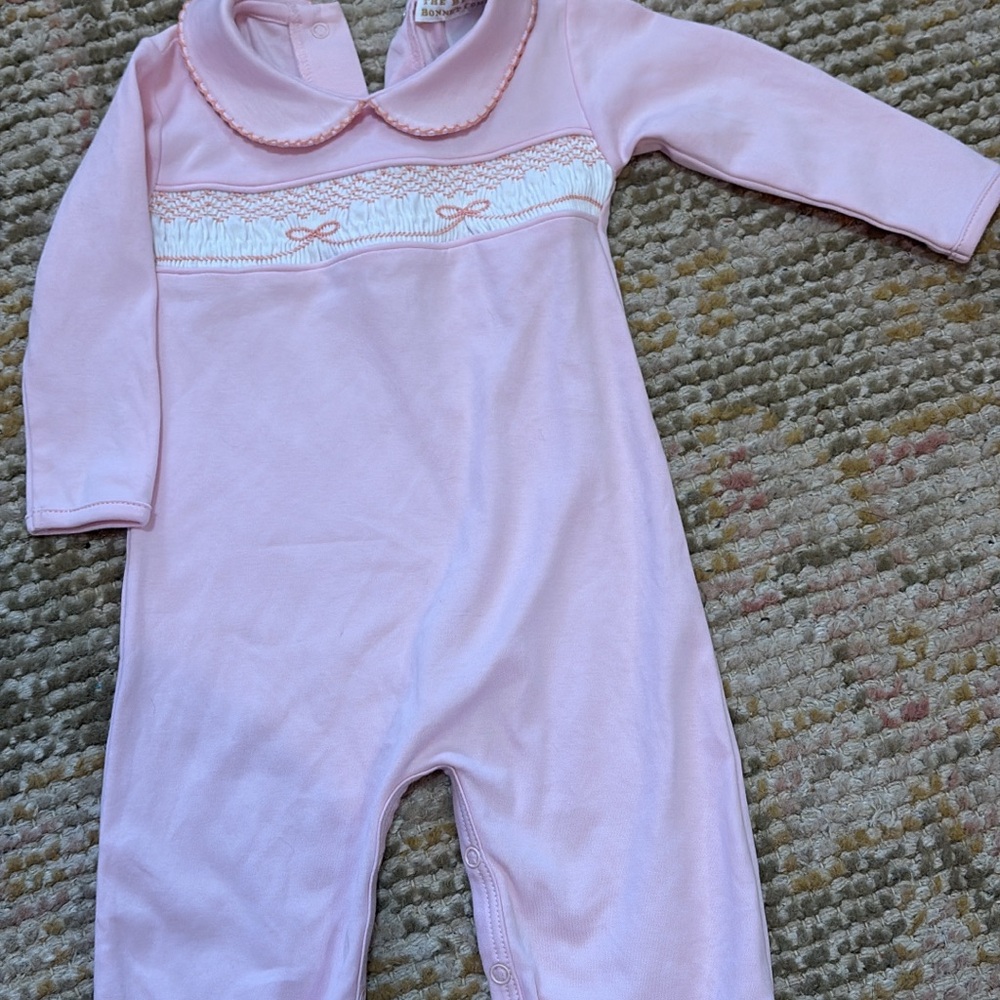 The Beaufort Bonnet Company Pink Bodysuit